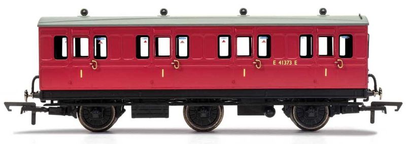 Hornby BR 6WC 1st Class Fitted Lights Coach with intricate detail, Maglight system, perfect for model railway layouts.