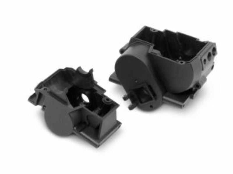 High-quality Centre Gearbox Case for Savage X, enabling easy access for transmission adjustments without chassis removal.