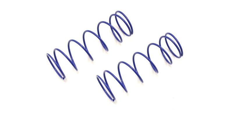 High-performance blue shock springs for RC cars, enhancing stability and agility for racing and off-road adventures.