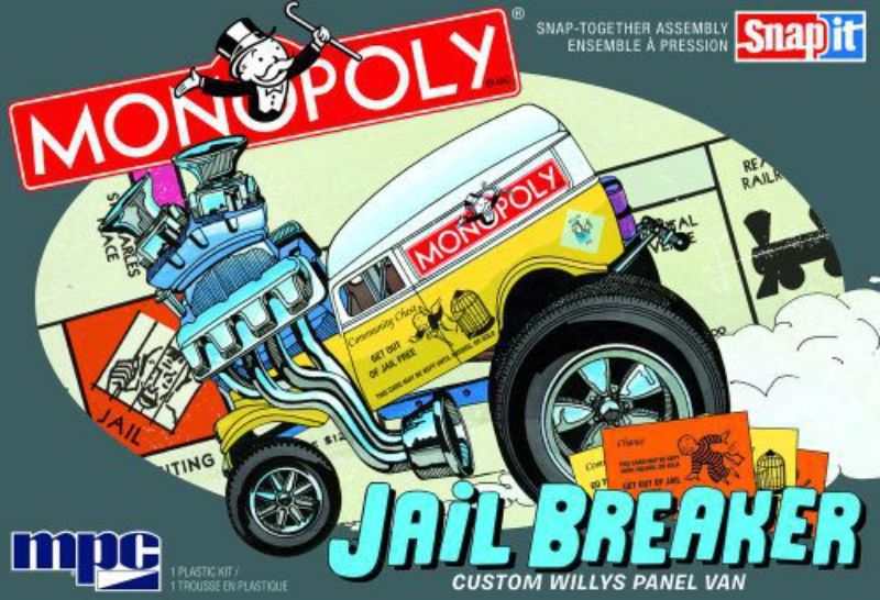 Plastic Kitset - 1/25 Monopoly:WillysPanel Jail