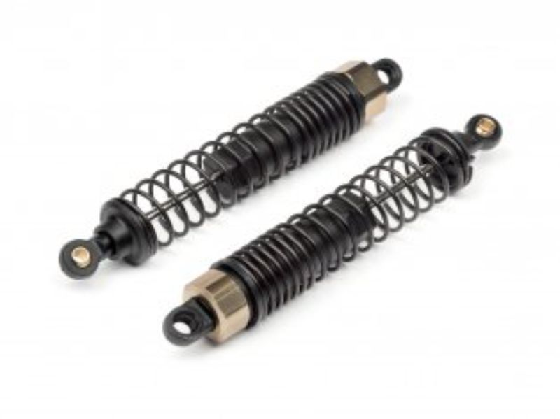 Strada Shocks Long (2) for Maverick RC cars, enhancing performance with superior dampening and stability on all terrains.