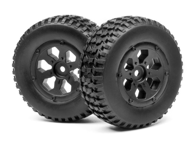 Premium W&T: SC/DT wheel and tire set for Maverick Strada SC and DT, enhancing grip, durability, and performance.