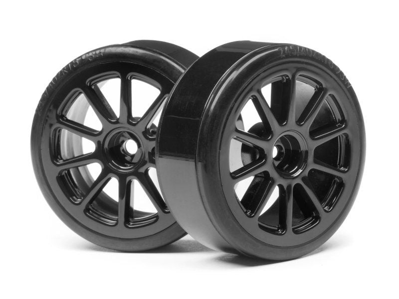 High-performance wheel and tire set for Maverick Strada DC, enhancing drift precision, grip, and speed on any terrain.