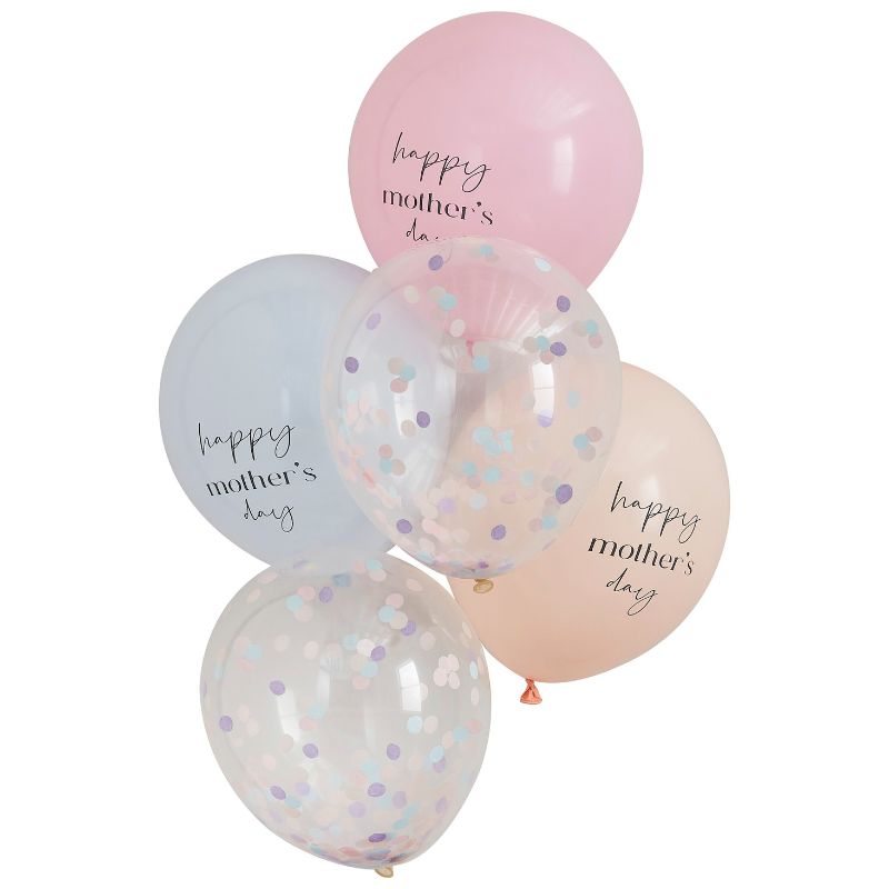 Balloon Bundle - Pastel & Confetti Happy Mother's Day