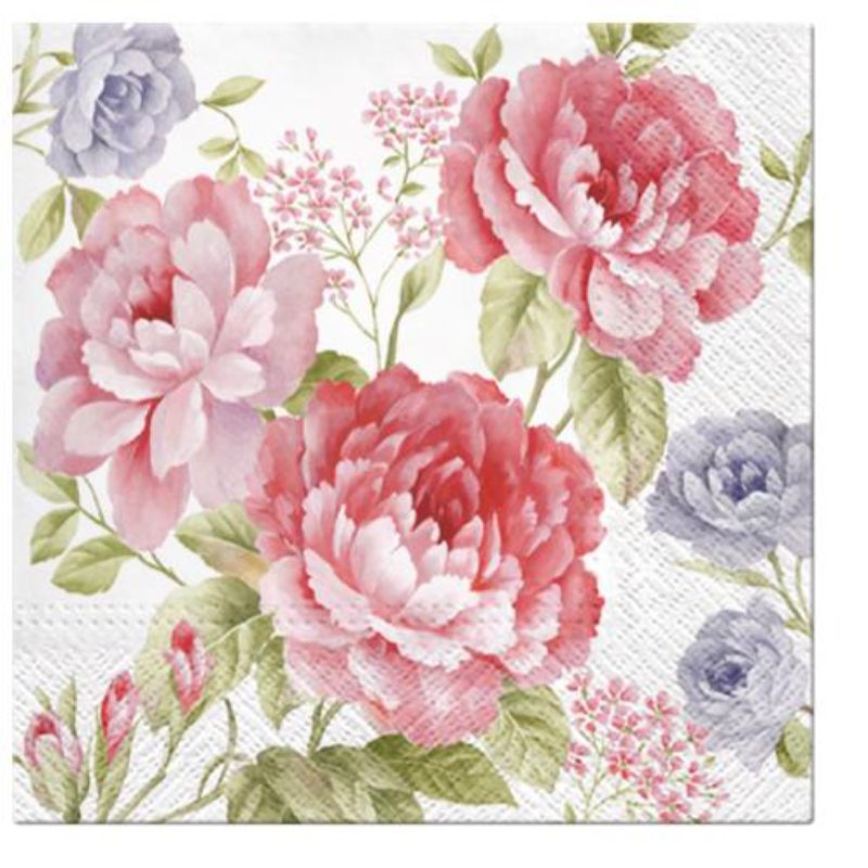 Paw Lunch Napkins, 3-ply, 33cm, pack of 20, stylish, eco-friendly, perfect for parties and everyday use.