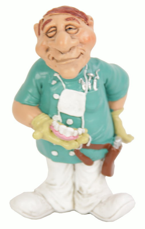 Charming hand-painted Dentist Ornament, perfect for dental enthusiasts, measuring 8.4cm x 13.6cm, ideal for holiday decor.