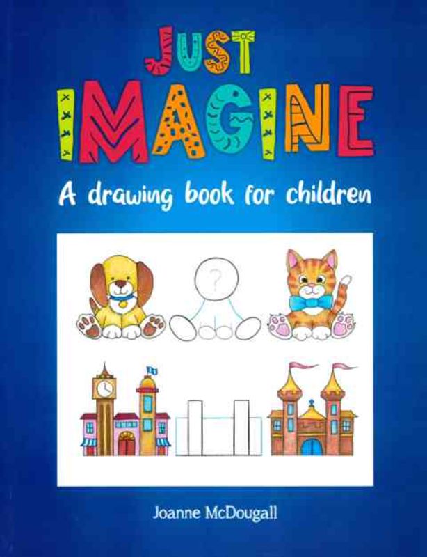 Illustrated how-to-draw book for children, featuring 44 engaging pages of creative activities and techniques for young artists.