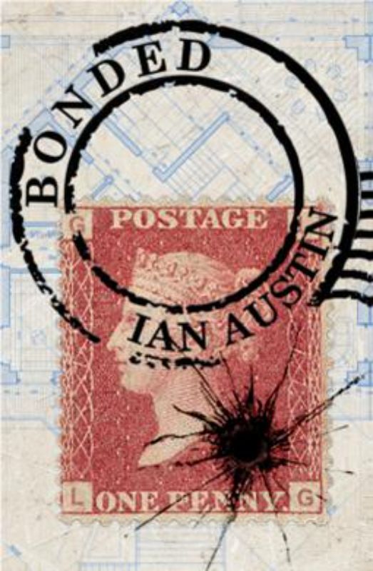 Cover of 'Bonded' by Ian Austin, featuring a gripping crime thriller about family secrets and a terrorist plot.