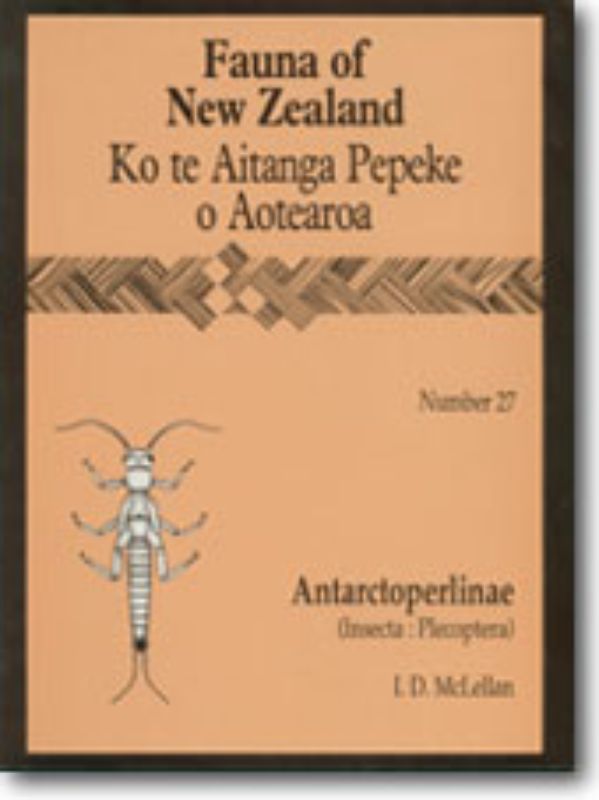 Cover of "FAUNA 27 - ANTARCTOPERLINAE," a paperback exploring Antarctic invertebrates and their ecological importance.