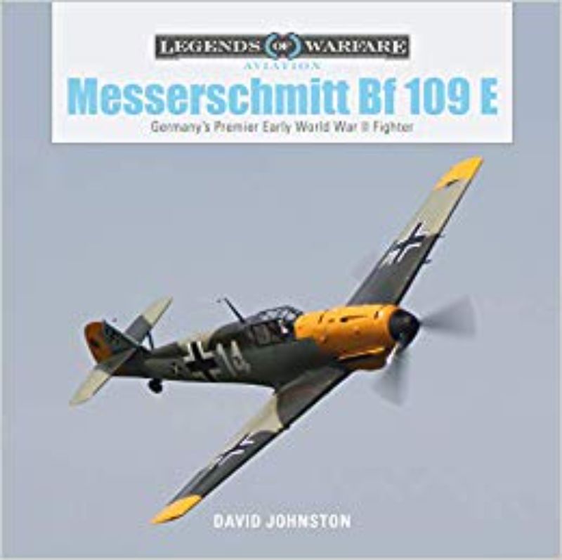 Hardback book on the Messerschmitt Bf109E, detailing its WWII legacy and key battles over Europe and North Africa.
