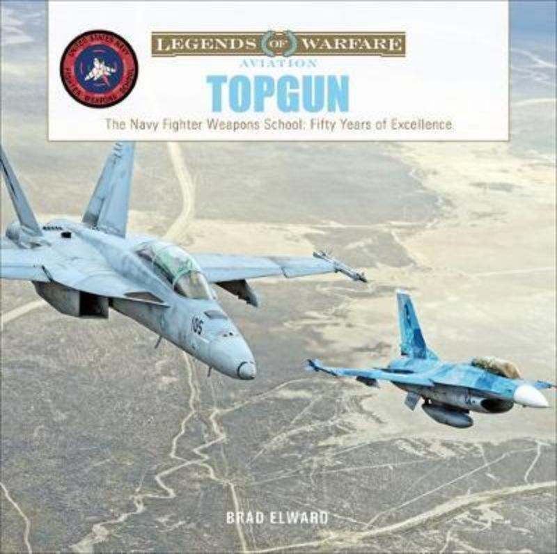 Illustrated hardback book chronicling 50 years of excellence in Navy fighter pilot training and tactics at TOPGUN.