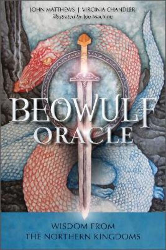 The Beowulf Oracle deck, featuring vivid imagery for spiritual guidance and personal insight inspired by Scandinavian folklore.