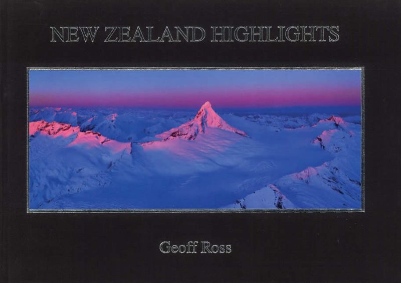 Stunning photographic book showcasing New Zealand's diverse landscapes, capturing natural beauty and vibrant colors.