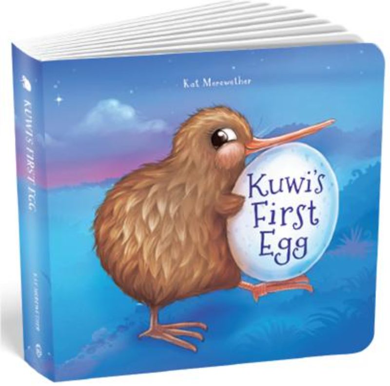 Heartwarming board book depicting Kuwi the kiwi bird learning about motherhood with stunning illustrations of New Zealand wildlife.