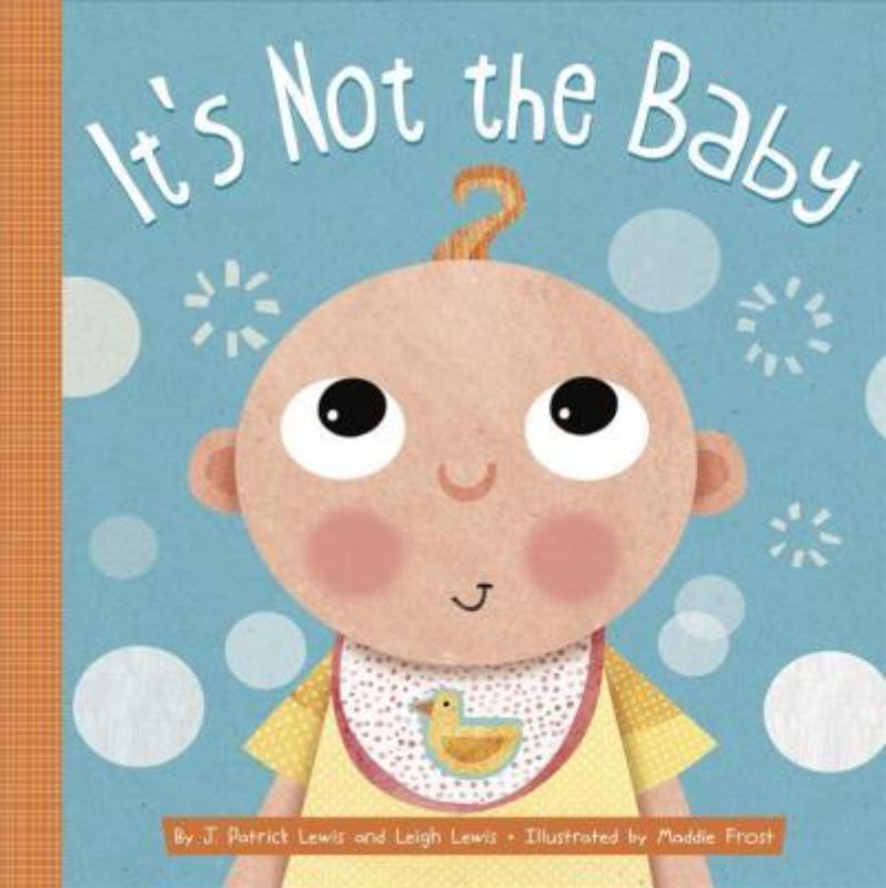 Hardback children's book "It's Not The Baby" featuring vibrant illustrations and engaging rhymes for toddlers.