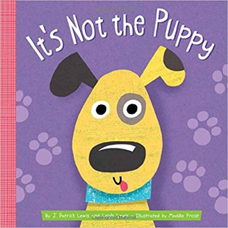Hardback board book "It's Not The Puppy" with vibrant illustrations and rhymes, perfect for toddlers' storytime.