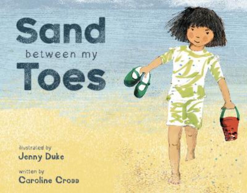 Colorful children's book 'Sand Between My Toes’ features a seaside adventure with vibrant illustrations and playful rhymes.