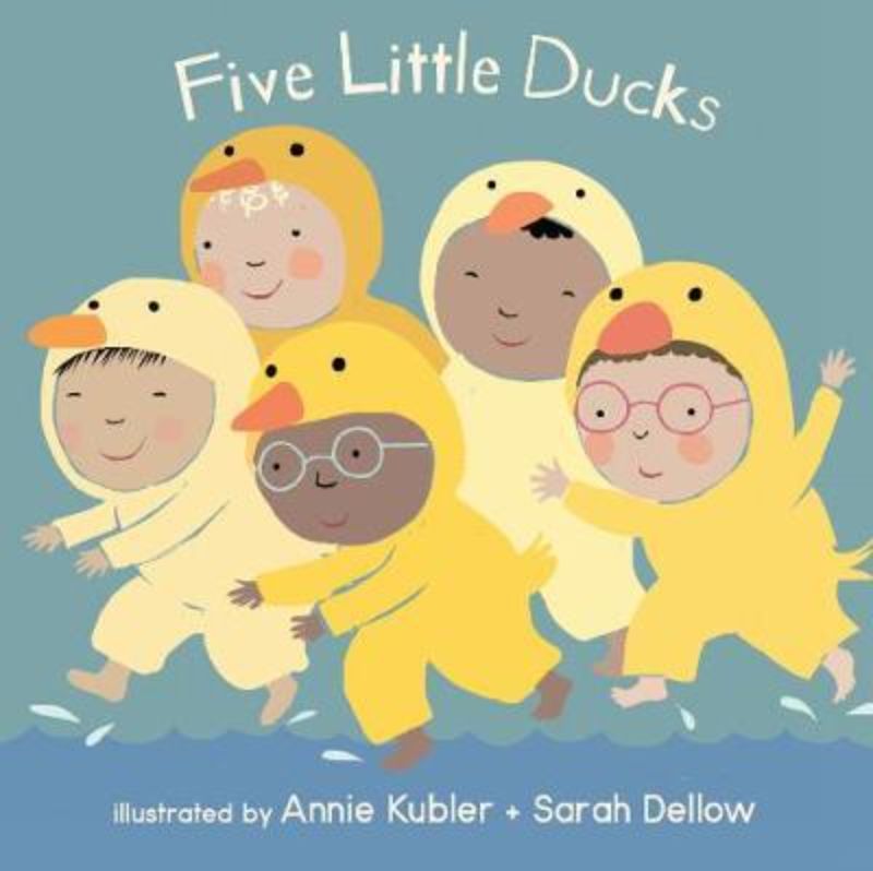 Hardback children's book 'Five Little Ducks' by Annie Kubler features engaging illustrations for interactive reading and singing.