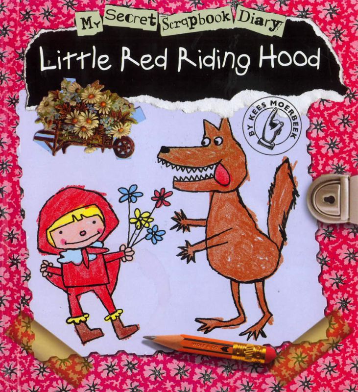 Little Red Riding Hood Secret Scrapbook Diary with pop-up illustrations, inviting creativity and imaginative storytelling for kids.
