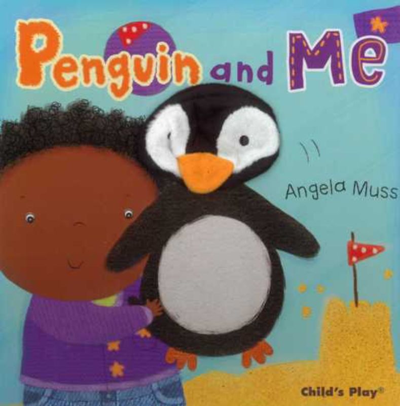 A charming hardback children's book featuring Penguin, promoting playful learning and early communication skills for toddlers.