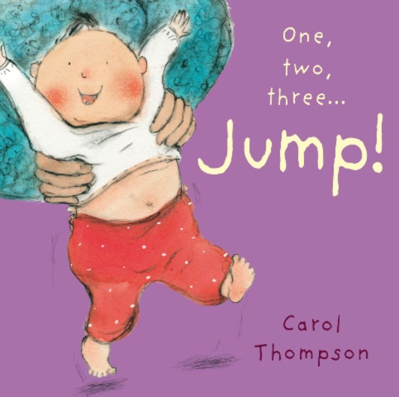 Delightful hardback children's book with vivid illustrations encouraging active play and early movement exploration.