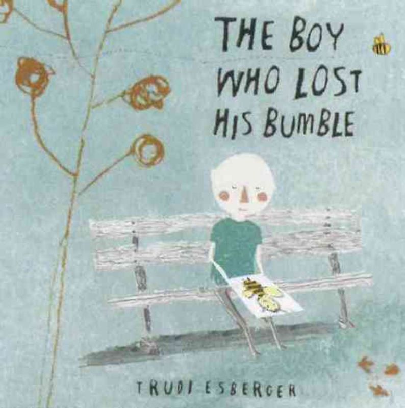 A young boy looks for his missing bumblebee in a beautifully illustrated scene celebrating nature and bees' importance.