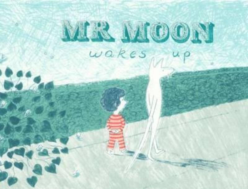 Whimsical children's book 'Mr Moon Wakes Up' by Jemima Sharpe, inviting young readers into dream-filled adventures.