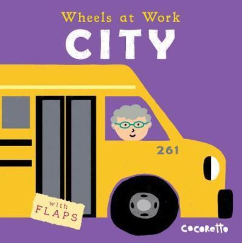 Lift-the-flap children's book showcasing city vehicles, promoting learning, inclusivity, and eco-friendly practices.