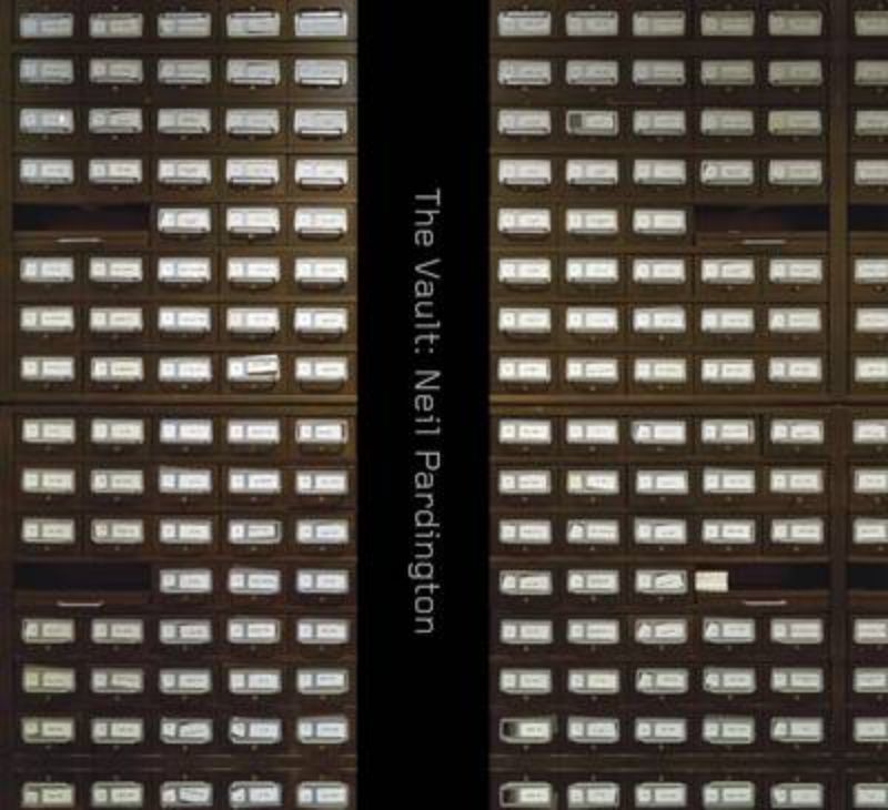 Hardback book 'The Vault: Neil Pardington' featuring stunning photography of hidden art collections in New Zealand museums.