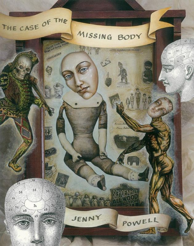 Cover of "The Case of the Missing Body," a memoir of overcoming body awareness challenges by Jenny Powell.