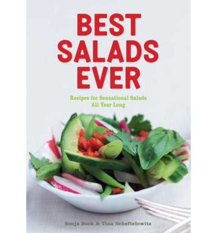Illustrated cookbook "Best Salads Ever - New Edition" offers diverse, creative salad recipes for every occasion by Sonja Bock.