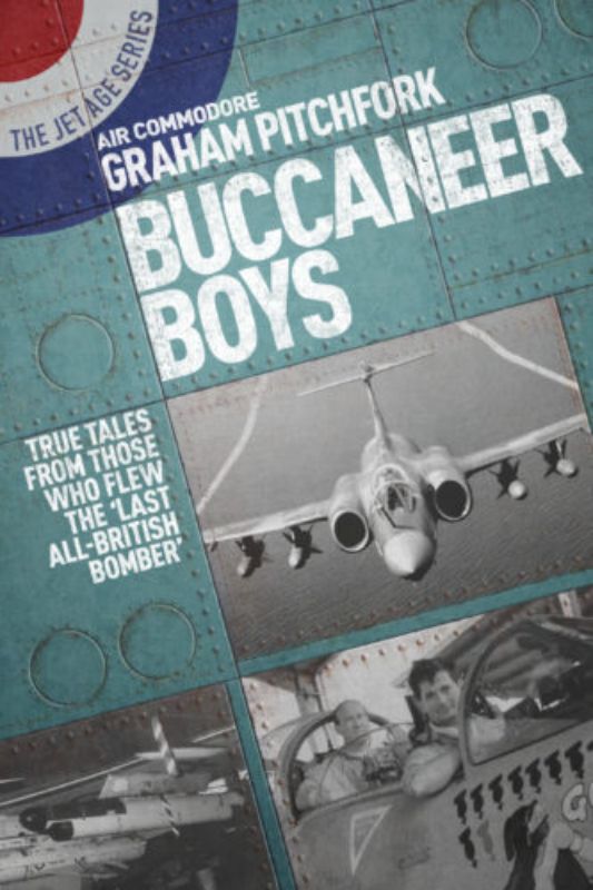 Cover of 'Buccaneer Boys PB,' a paperback detailing the experiences of aircrew members in naval aviation history.