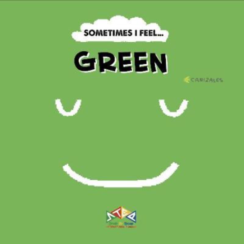 Hardback children's book 'Sometimes I Feel Green' teaches emotions through vibrant colors, perfect for ages 3-7.