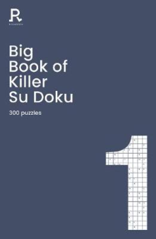 Big Book of Killer Sudoku Book 1 featuring 300 puzzles in varying difficulties, perfect for puzzle lovers and brain exercise.