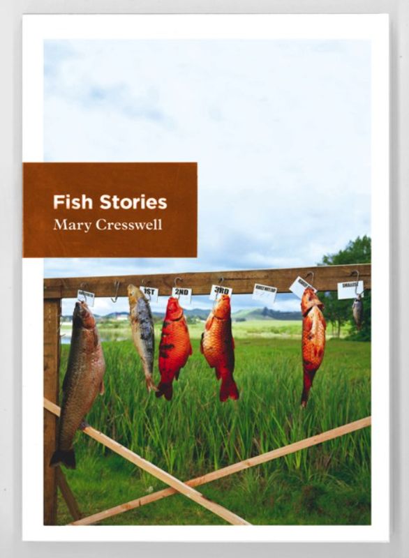 Cover of "Fish Stories" by Mary Cresswell - a captivating poetry book exploring nature, humor, and diverse poetic forms.