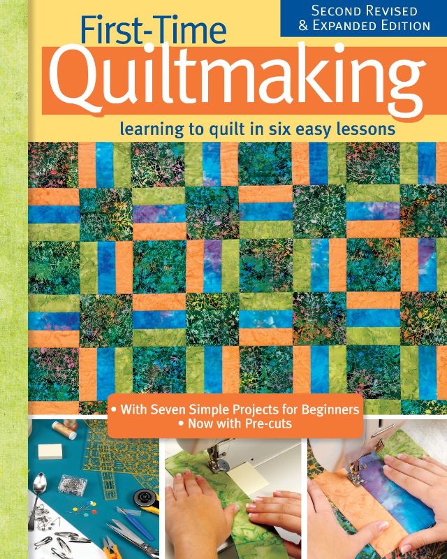 Illustrated guidebook for beginners in quilting, featuring essential techniques, tools, and projects to start your quilting journey.