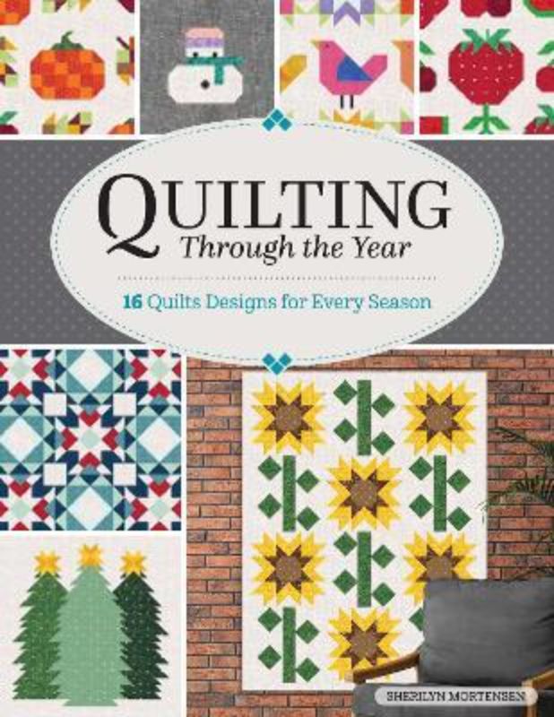 A beautifully illustrated quilting book featuring 16 seasonal designs with step-by-step projects for all skill levels.