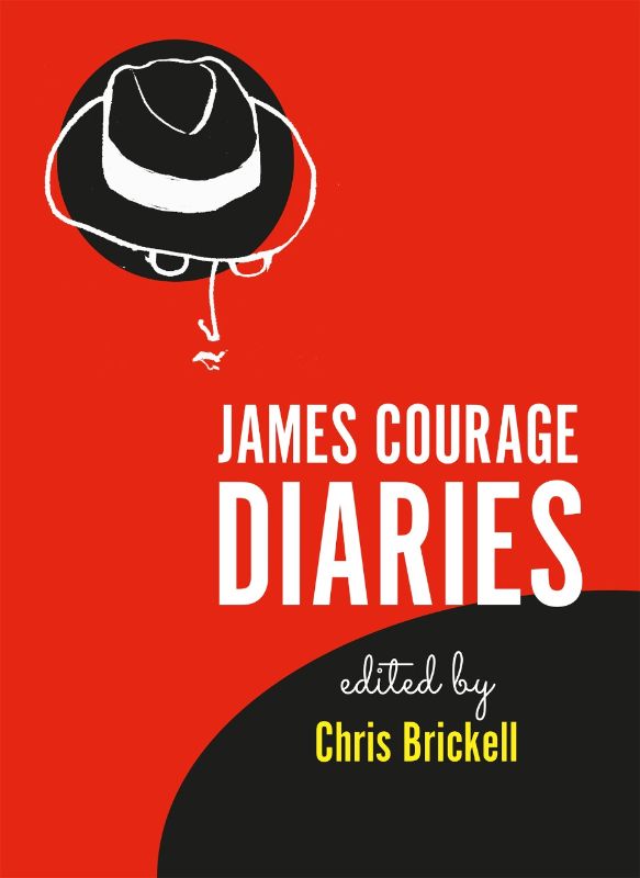 Insightful paperback diaries by James Courage, edited by Chris Brickell, showcasing queer literature and NZ history.