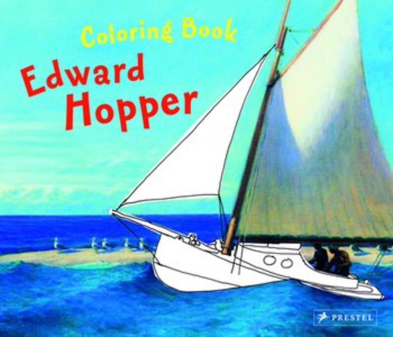 Colouring Book Edward Hopper featuring 32 intricate designs for kids to explore and color iconic Hopper artworks.
