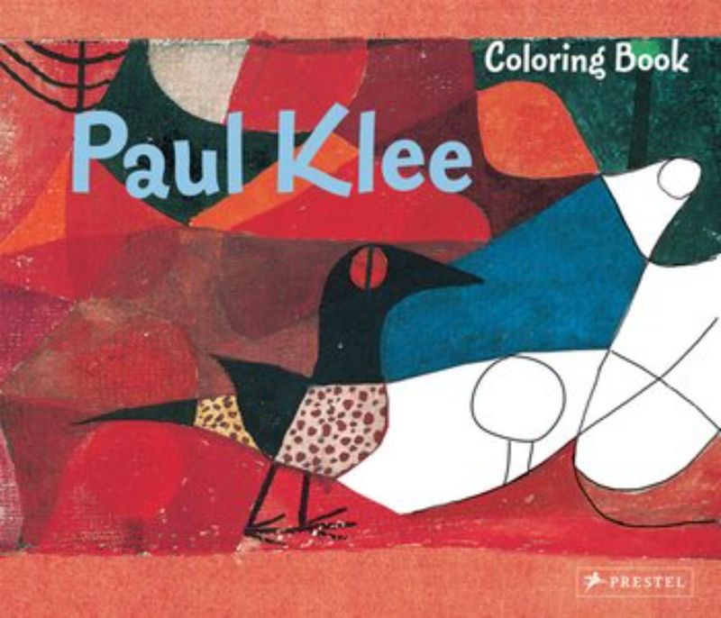 Colouring Book featuring 32 pages of Paul Klee's iconic artworks, perfect for children to unleash their creativity.