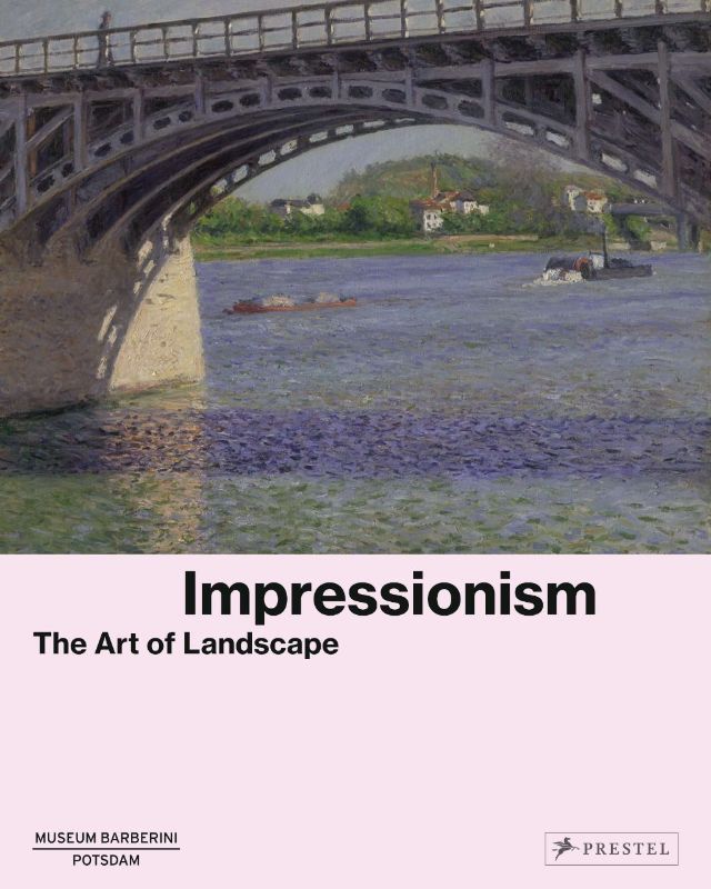 Hardback book 'The Art of Landscape' showcasing 90 Impressionist masterpieces with insights on techniques and influences.