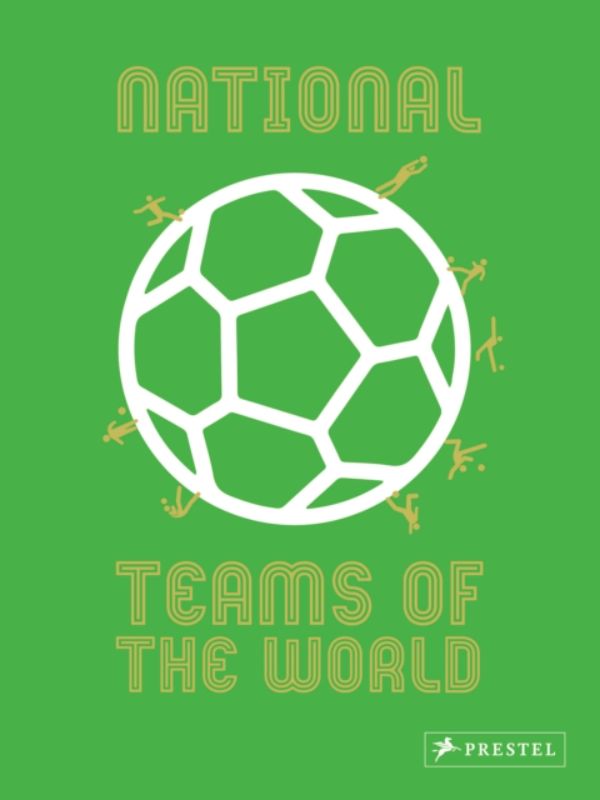 Illustrated hardback book showcasing global soccer teams with stats, uniforms, and trivia, perfect for fans and collectors.