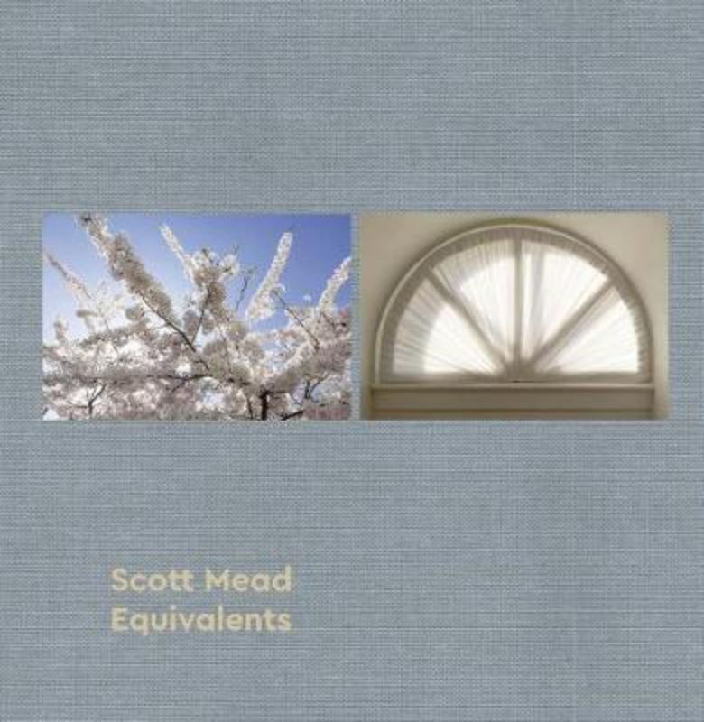 Hardback photo collection 'Equivalents' by Scott Mead showcases nature and architecture through paired imagery, supporting a charitable cause.