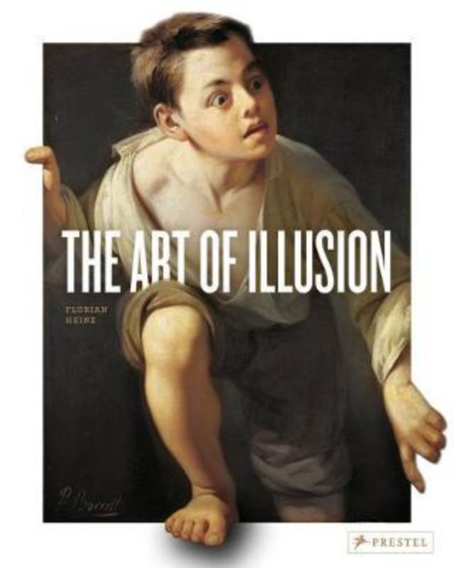 Hardback book "The Art of Illusion" explores illusionistic art, featuring techniques and masterpieces throughout history.
