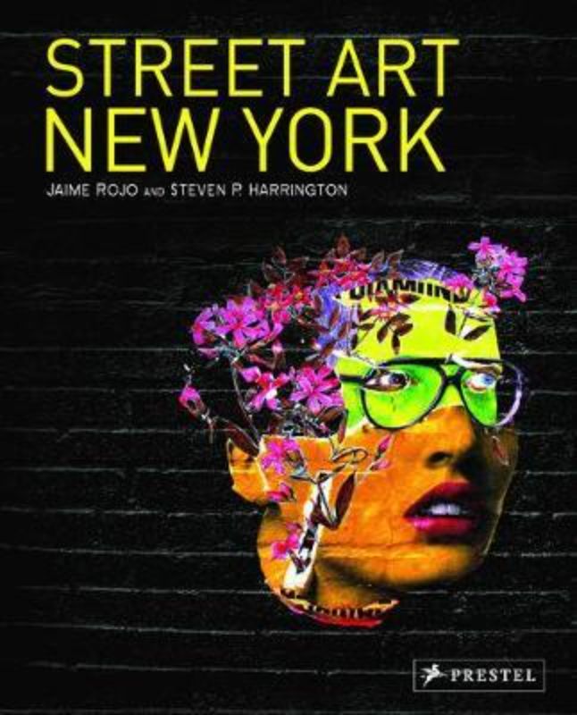 Hardback collection of NYC street art featuring 200 vibrant images by renowned artists, showcasing the urban art movement.