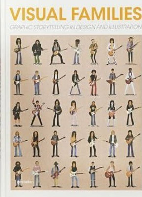 Hardback book 'Family Face' showcasing creative visual storytelling and innovative categorization with stunning illustrations.