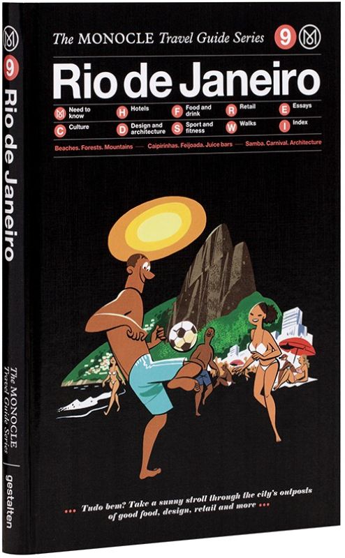 Hardback Monocle Travel Guide to Rio de Janeiro, featuring iconic beaches, local culture, and hidden gems for vibrant exploration.