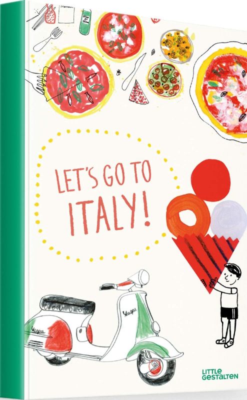 A beautifully illustrated hardback guide to Italy, featuring iconic landmarks, food culture, and history for curious travelers.