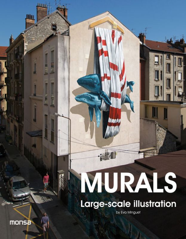 Vibrant hardback book showcasing global street art murals, featuring top artists and dynamic urban expressions.
