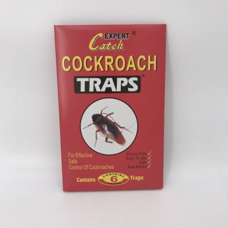 Cockroach Traps - Expert: 12 effective packs designed to attract and capture cockroaches for a pest-free home.